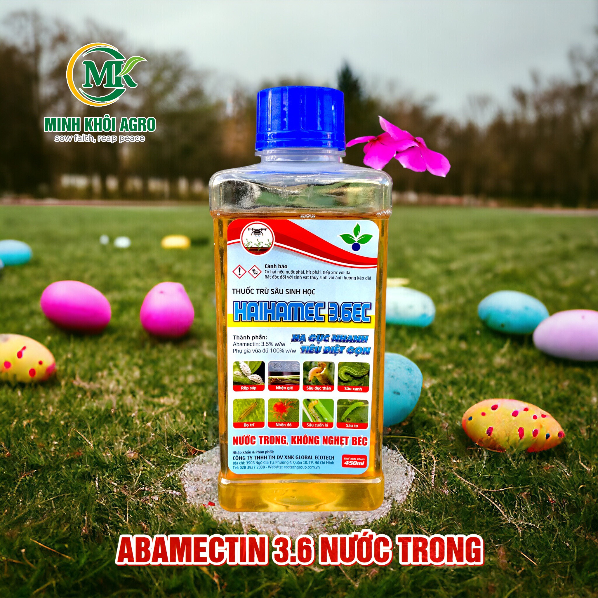 Haihamec 3.6EC (Abamectin 3.6 nước trong) - Chai 450ml